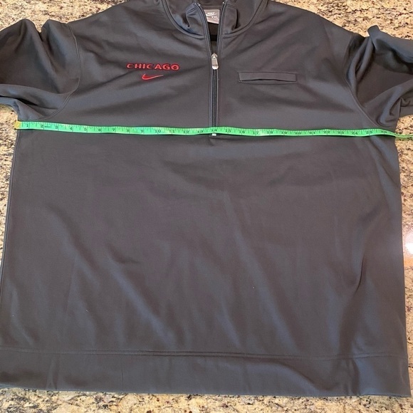 Chicago Bulls NBA Nike 1/4 Zip Pullover. Size XXL - Picture 6 of 9